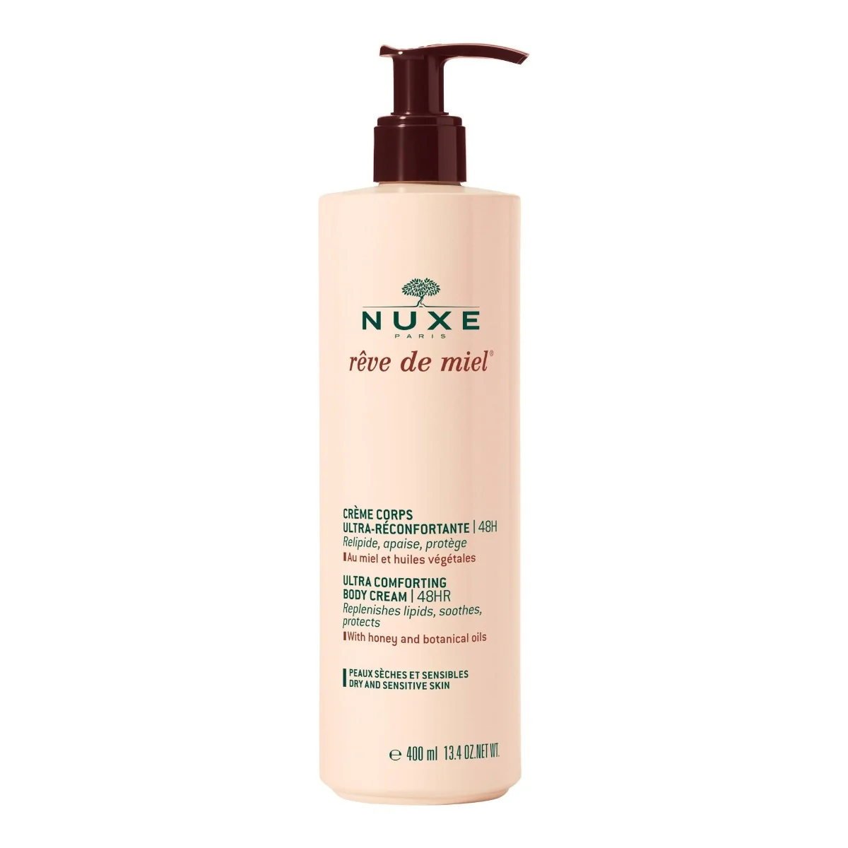 Nuxe Rêve de Miel Ultrakomfortowy, balsam do ciała, 400 ml