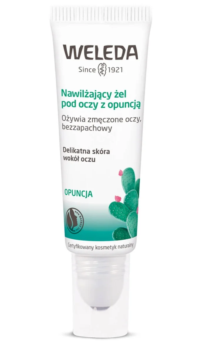 Weleda, nawilżający żel pod oczy z opuncją, 10 ml