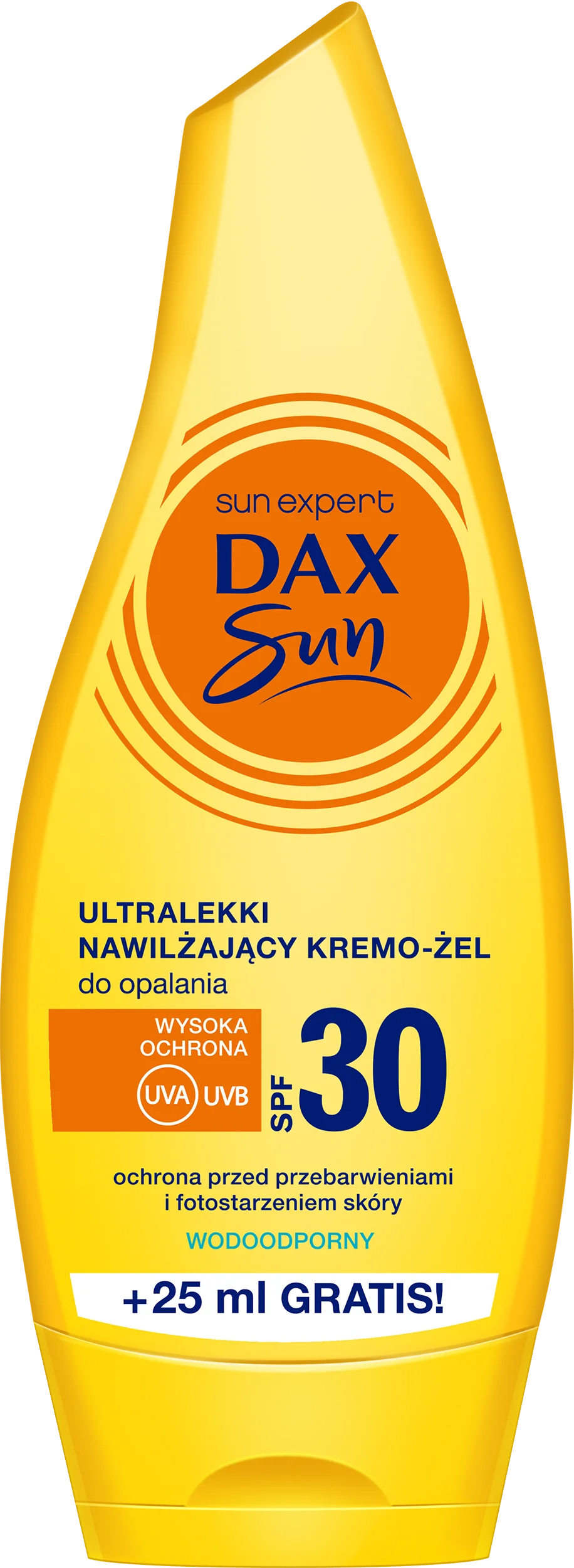 Dax Sun ultralekki nawilżający kremo-żel do opalania SPF30, 175 ml