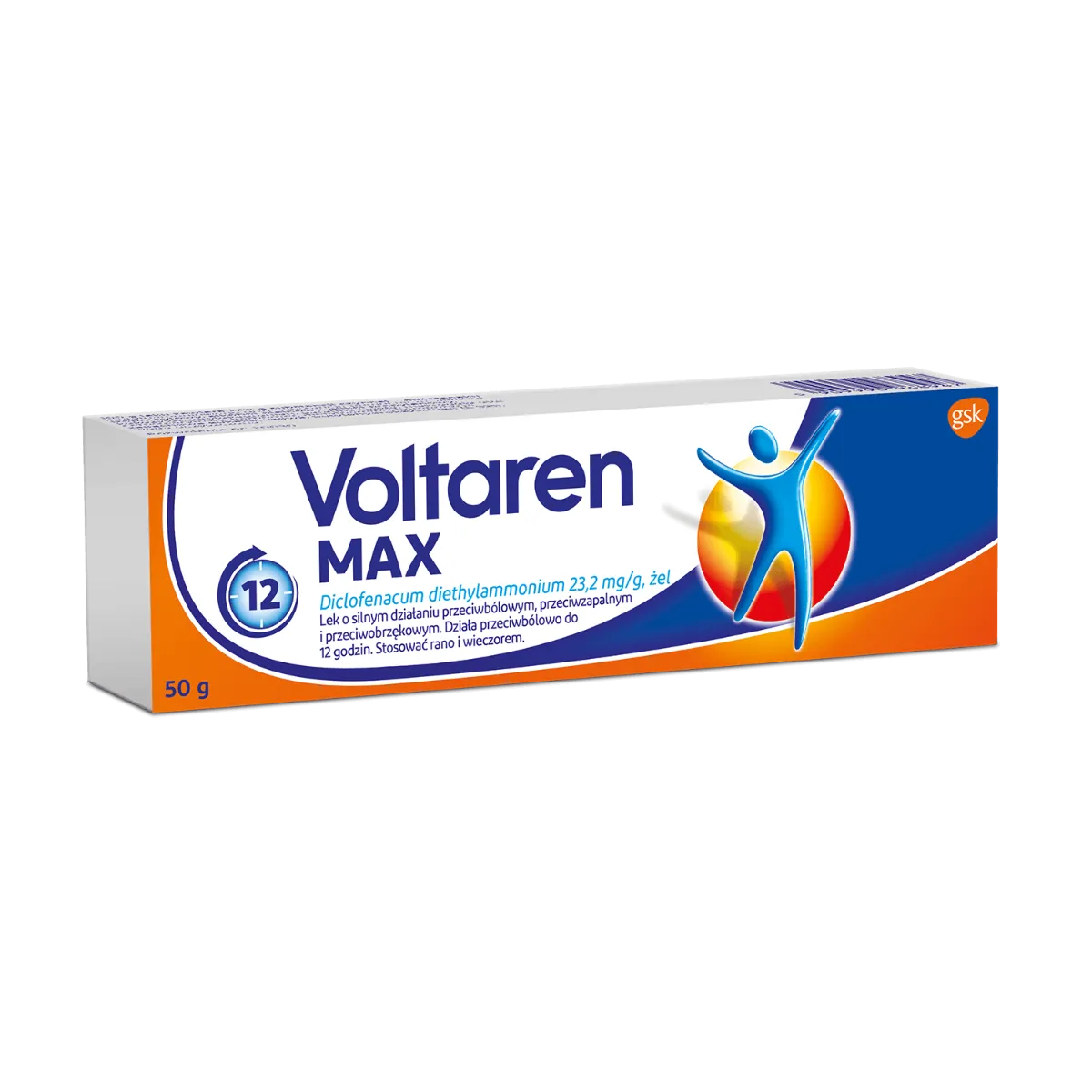 Voltaren Max, 23,2 mg/g, żel, 50 g 