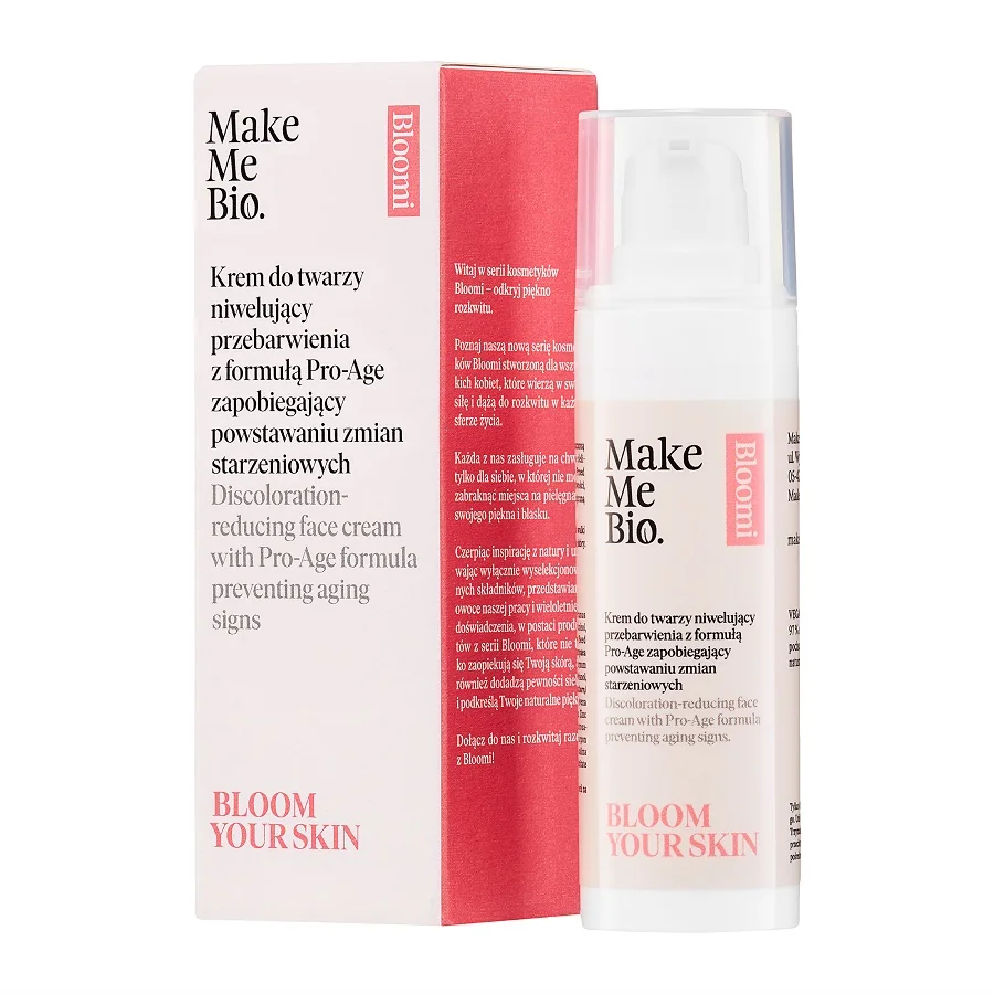 Make Me Bio Bloom Your Skin krem do twarzy niwelujący przebarwienia, 30 ml