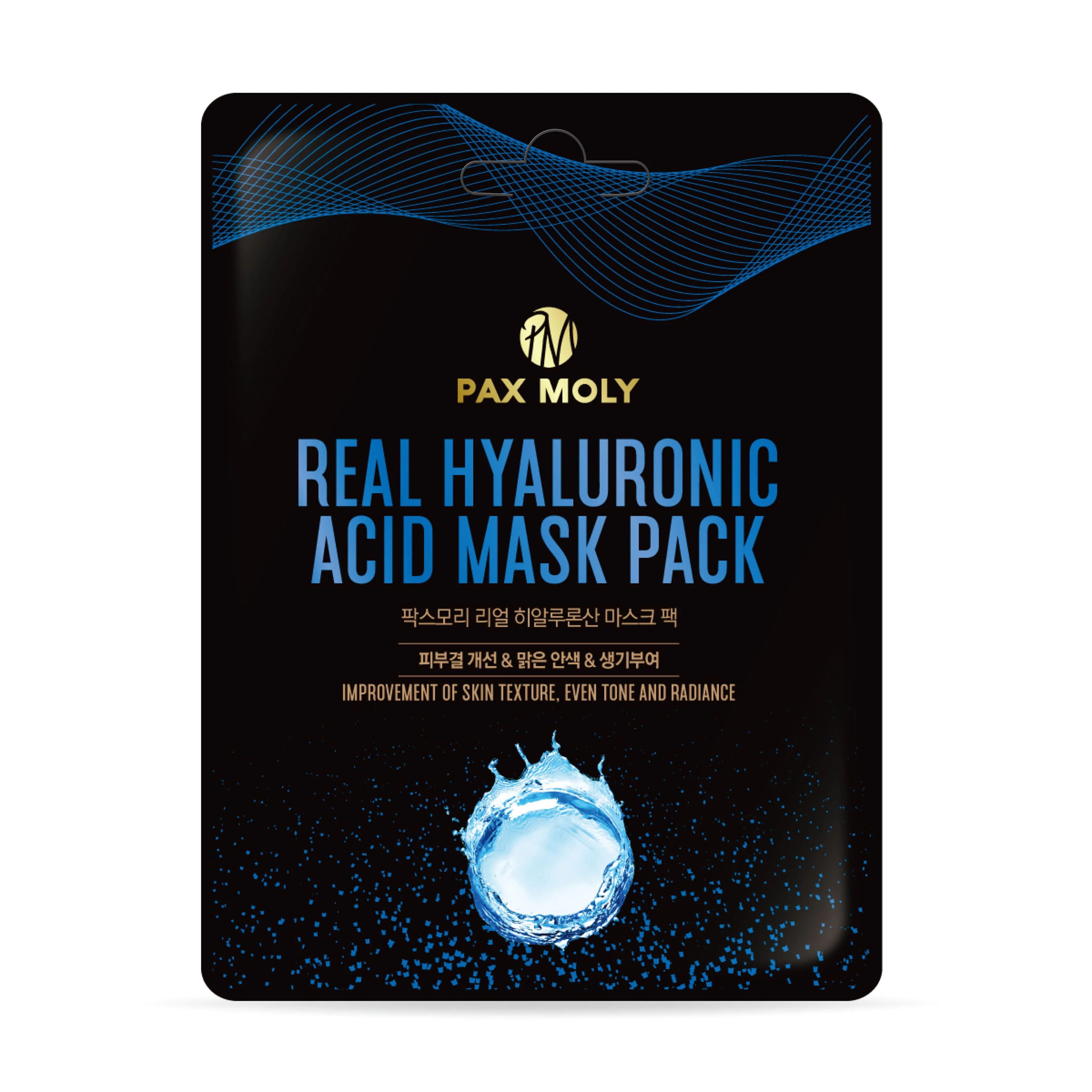 Pax Moly Hyaluronic Acid Mask Pack, maska w płachcie z kwasem hialuronowym, 25 ml