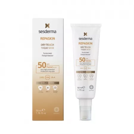 Sesderma Repaskin Dry Touch, żel do opalania SPF 50, 50 ml