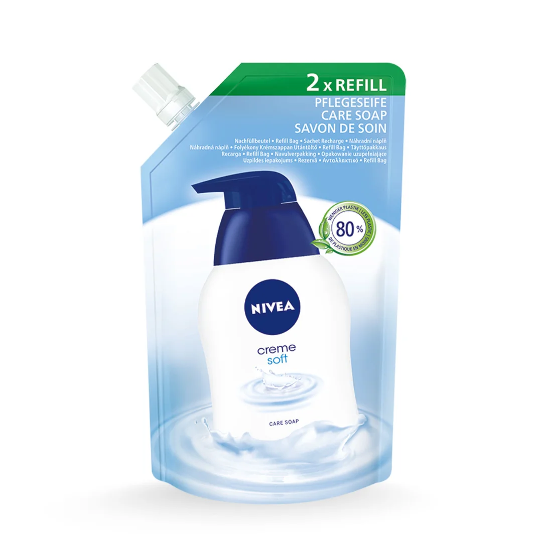 Nivea Creme Soft kremowe mydło w płynie, refill, 500 ml