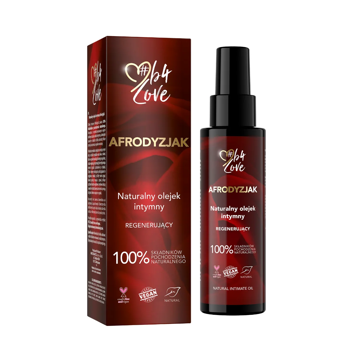 4organic B4Love Afrodyzjak, naturalny olejek intymny, 70 ml