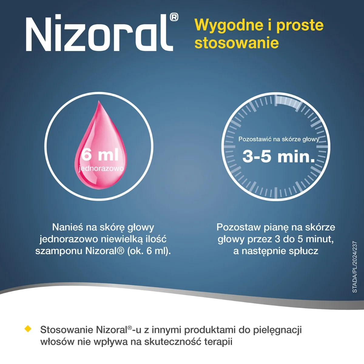 Nizoral szampon leczniczy, 60 ml