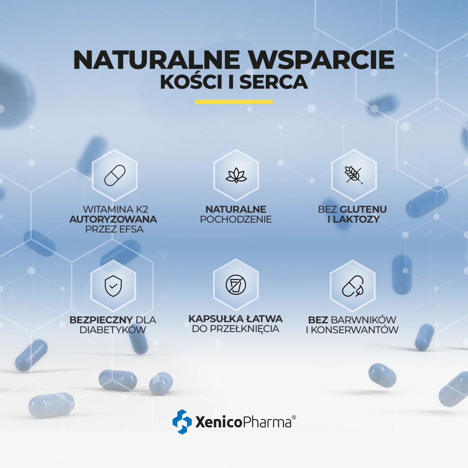 Menachinox K2-MK7 100 µg suplement diety, kapsułka miękka, 60 sztuk