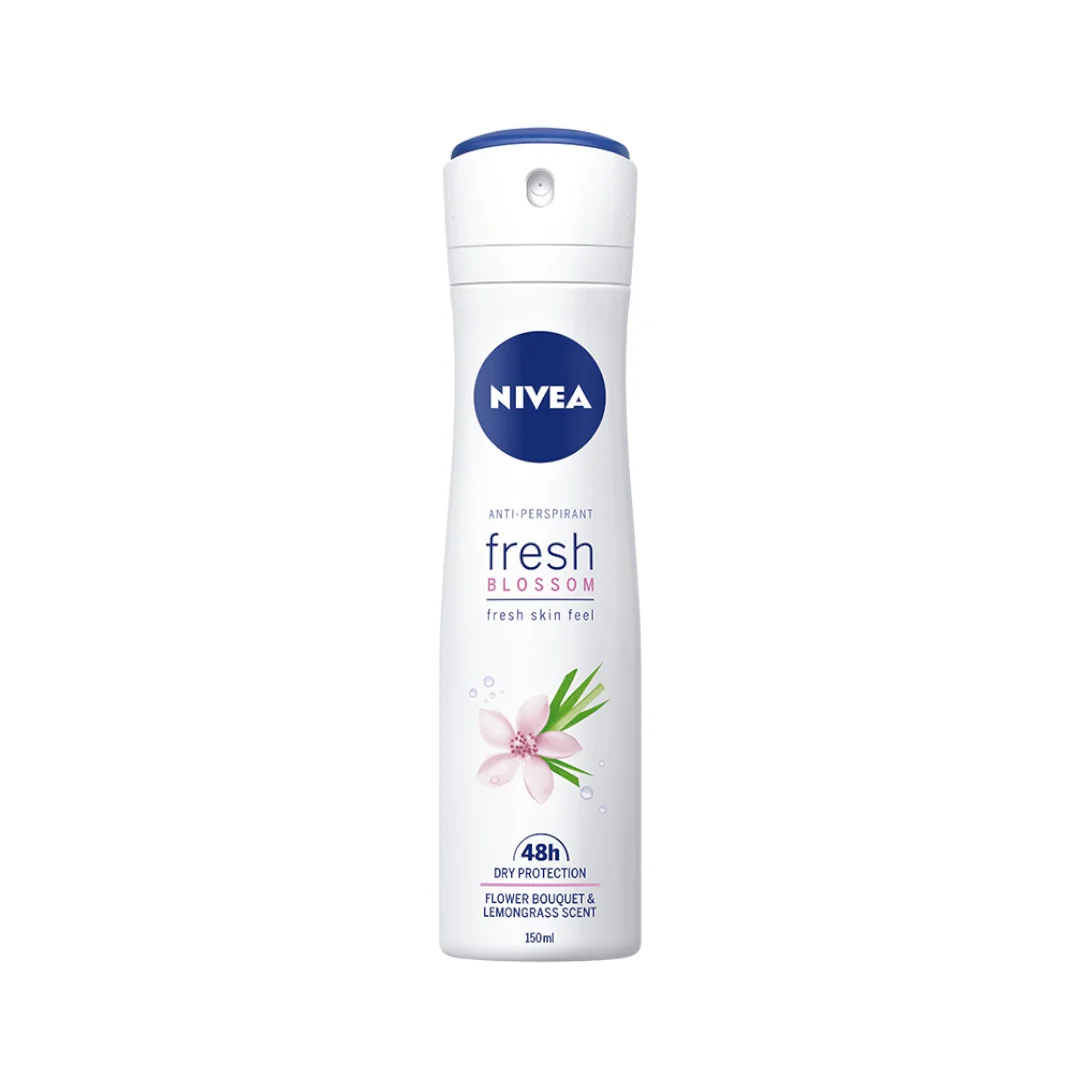 Nivea Fresh Blossom antyperspirant damski w spray'u, 150 ml