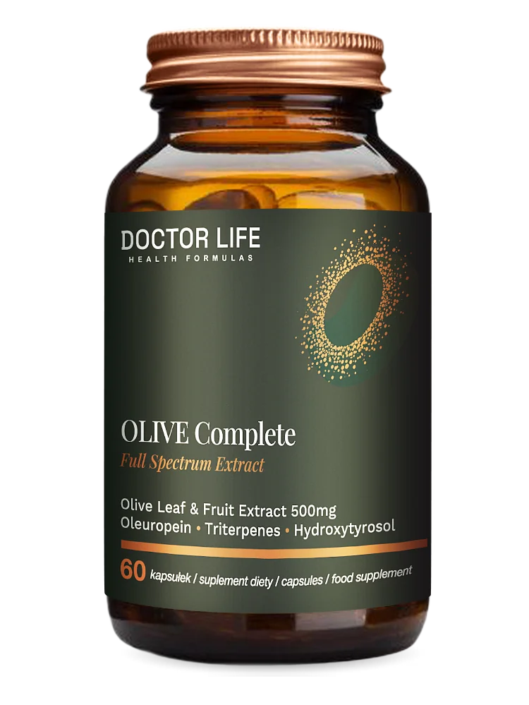 Doctor Life OLIVE Complete Kompletny ekstrakt z oliwki 500 mg 60 kapsułek