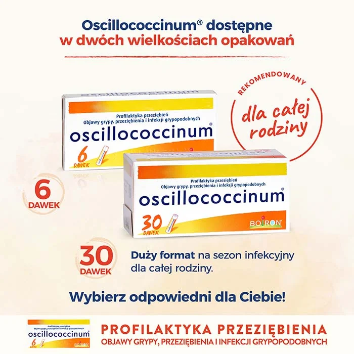 Boiron Oscillococcinum granulki w pojemniku jednodawkowym, 6 dawek