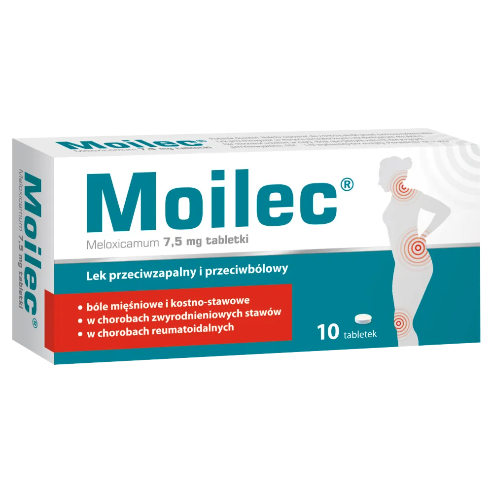 Moilec, 7,5 mg, 10 tabletek 