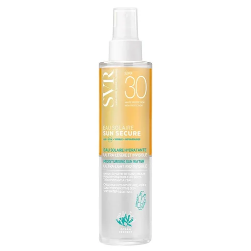 SVR Eau Solaire, Nawilżająca woda do opalania SPF30, 200 ml