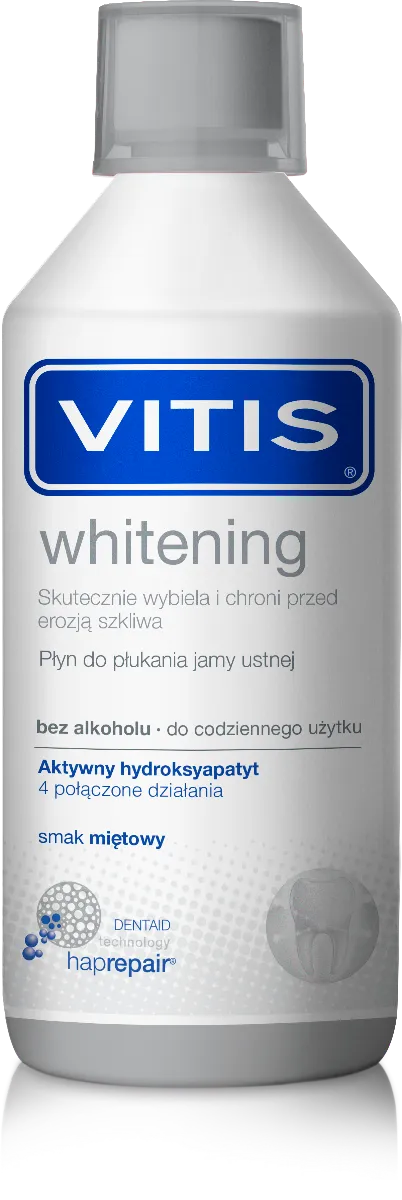 Vitis Whitening, plyn do płukania jamy ustnej, 500 ml