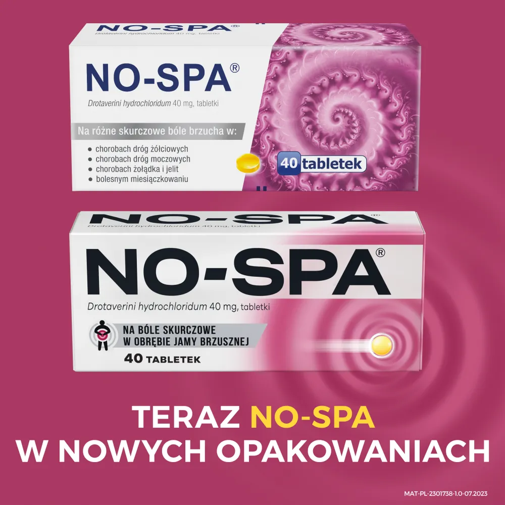 NO-SPA, 40 mg, 40 tabletek 