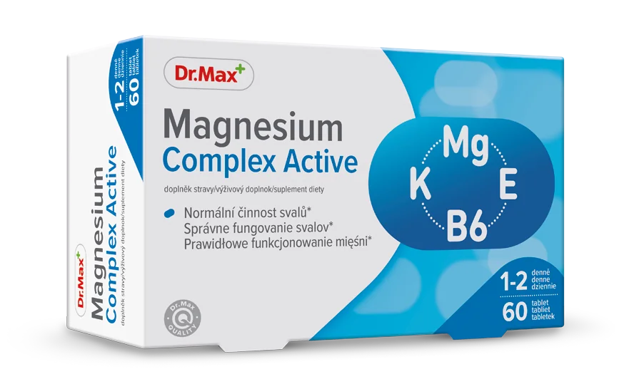 Magnesium Complex Active Dr. Max, suplement diety, 60 tabletek