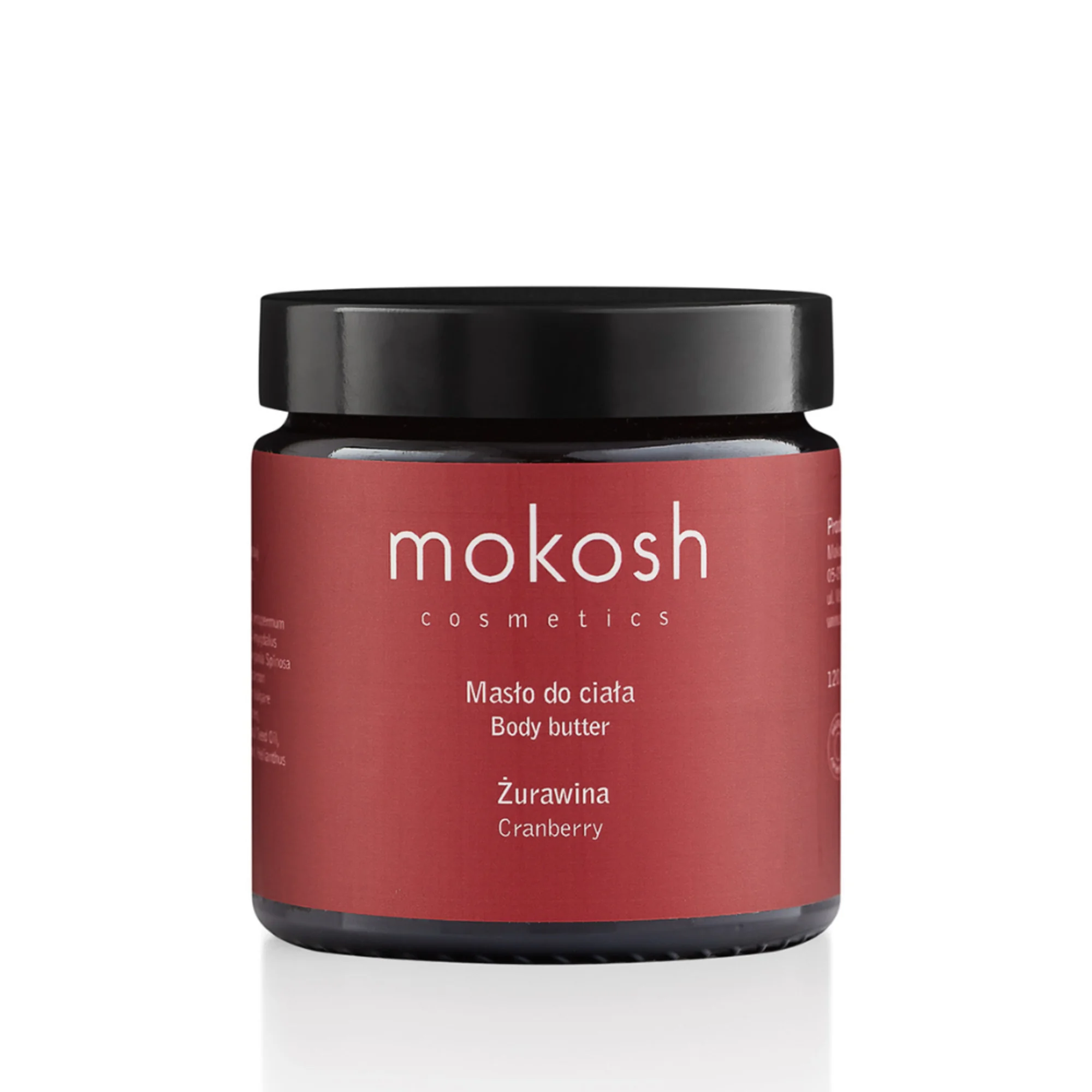 Mokosh, masło do ciała żurawina, 120 ml