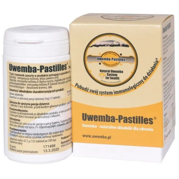 Uwemba Pastilles, suplement diety, 135 tabletek