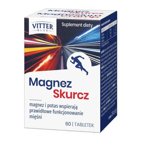 Vitter Blue Magnez Skurcz, 60 tabletek