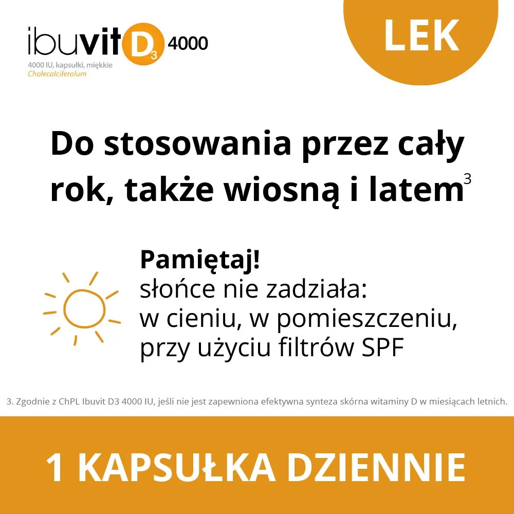 Ibuvit D3 4000 IU 60 kapsułek miękkich