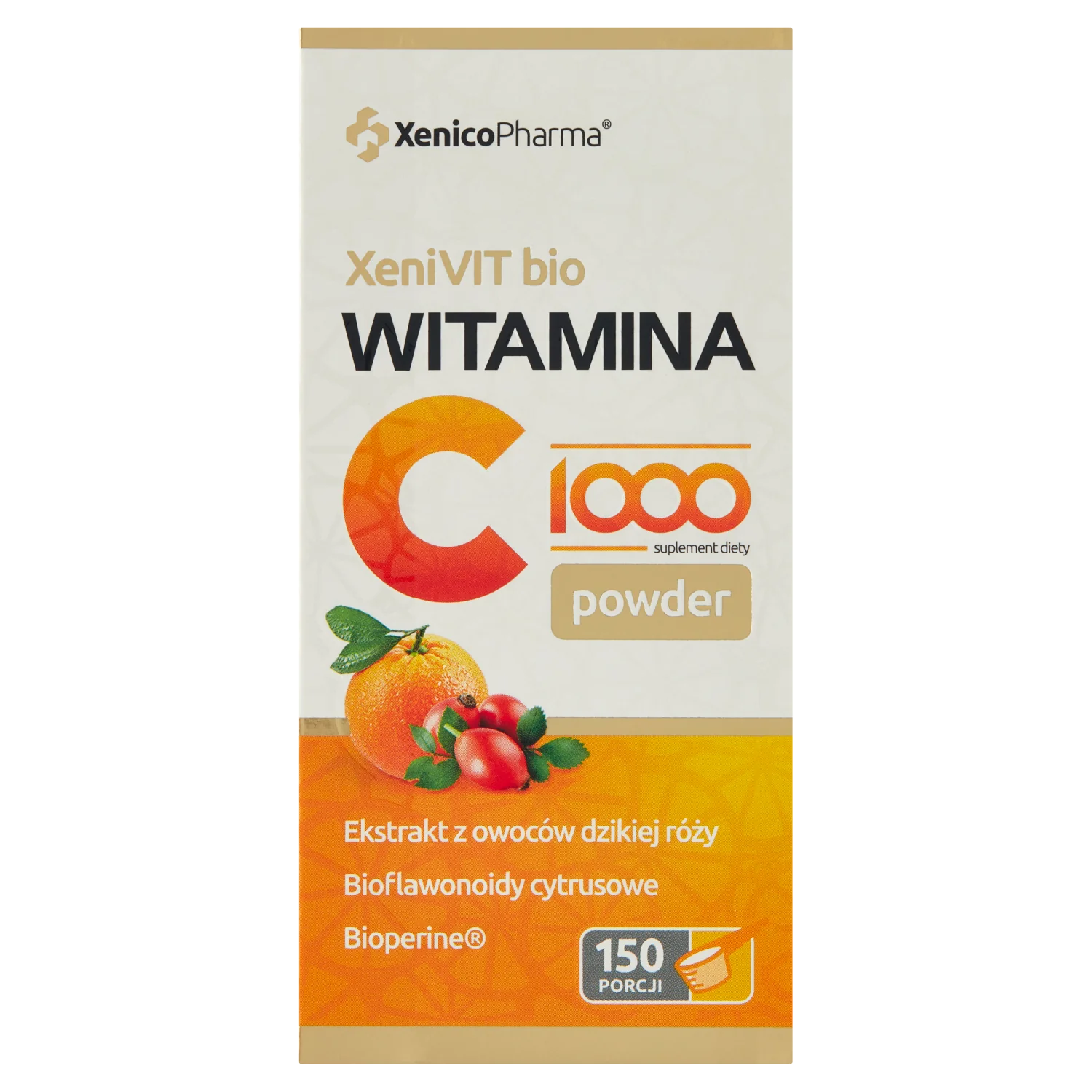 XeniVIT bio Witamina C 1000, suplement diety, proszek, 161g (150 porcji)