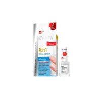 Eveline Cosmetics Nail Therapy, odżywka Total Action 8w1, lakier do paznokci, 12 ml