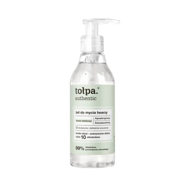 Tołpa Authentic, żel do mycia twarzy, 195 ml