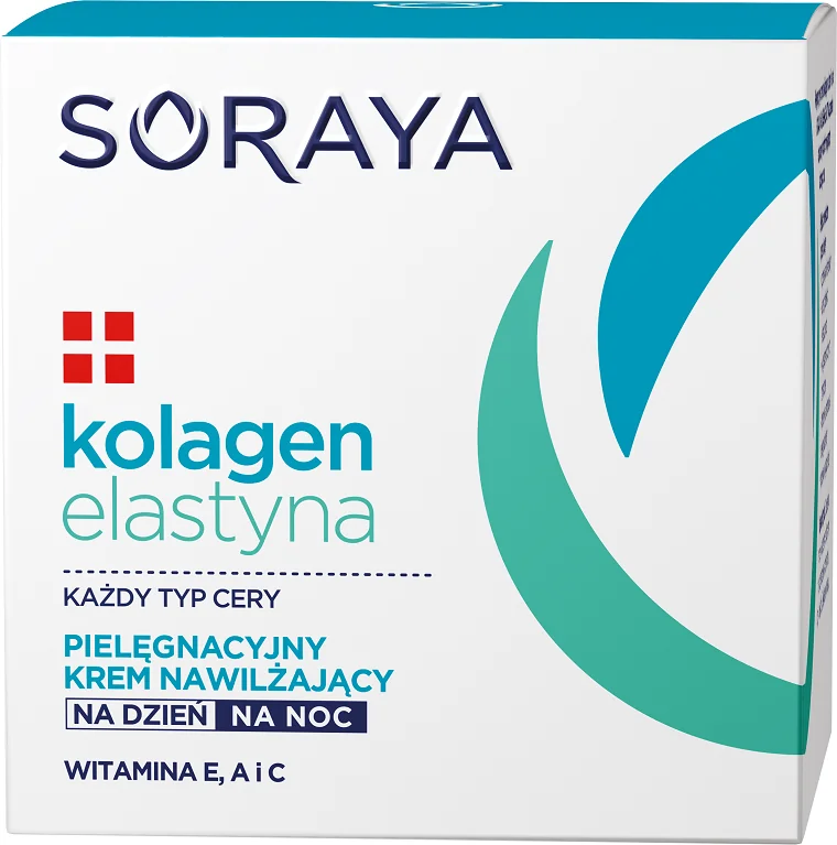 Soraya Kolagen Elastyna, pielęgnacyjny krem nawilżający, 50 ml