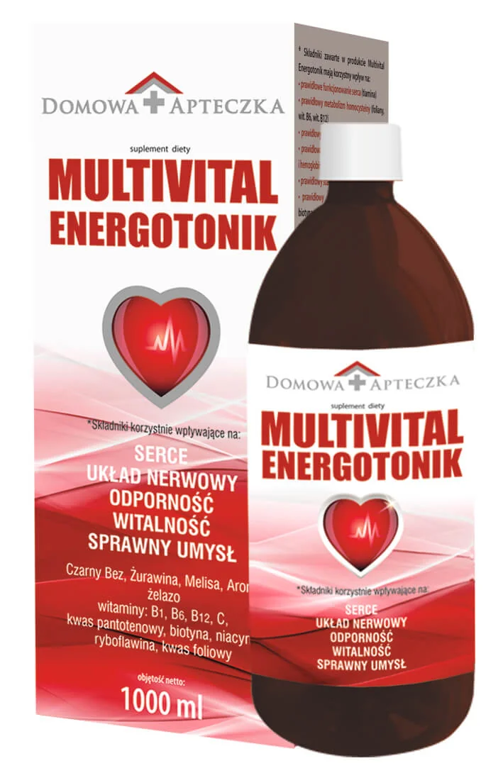 Multivital Energotonik, suplement diety, 1000 ml