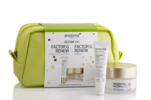 Sesderma Factor G Renew zestaw z torebką: krem do twarzy + krem pod oczy, 50 ml + 15 ml