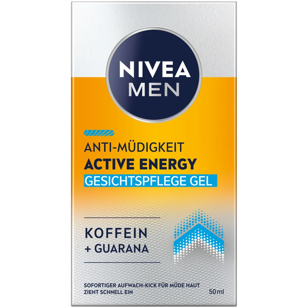 Nivea Men Active Energy, energetyzujący krem-żel do twarzy, 50 ml