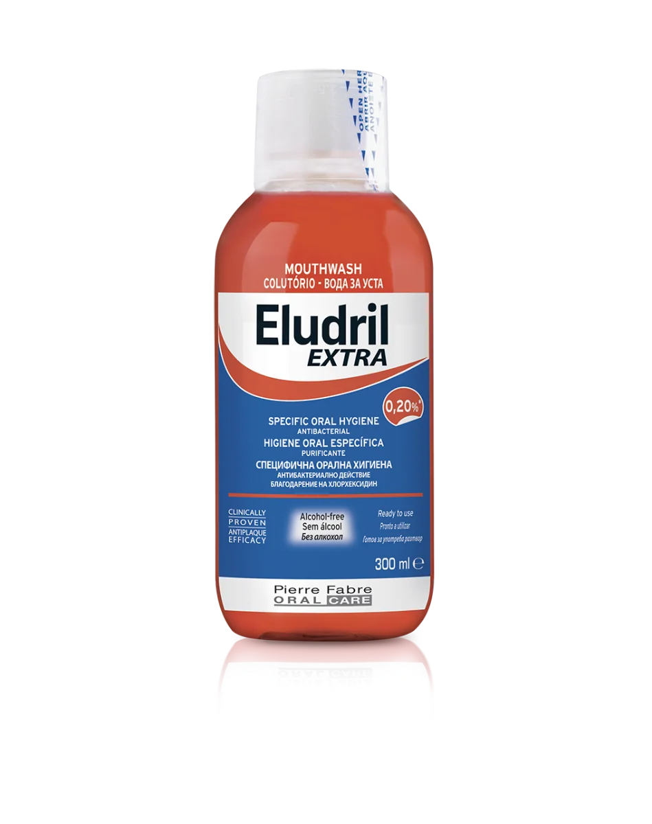 Eludril EXTRA, 0,20% Płyn do płukania jamy ustnej, 300ml