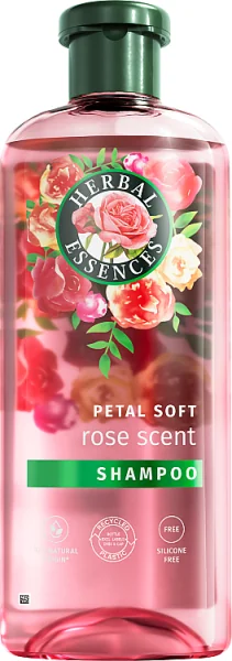 Herbal Essences Rose Scent Petal Soft, szampon do suchych włosów, bez silikonu, 350 ml