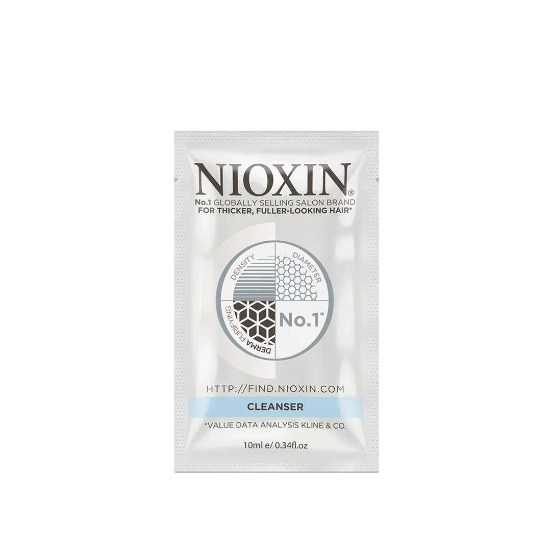 Nioxin, szampon do włosów w saszetce, 10 ml