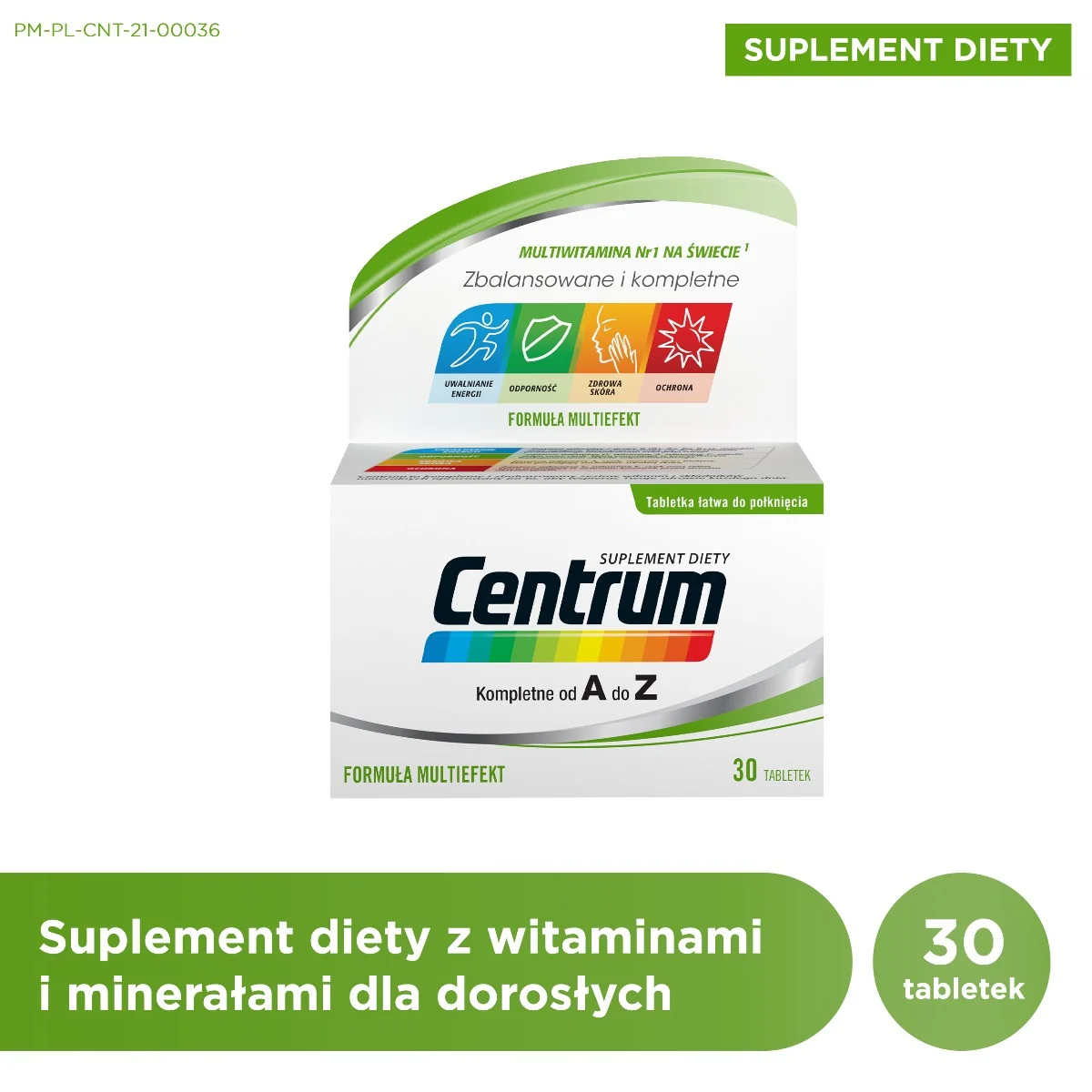 Centrum A-Z formuła multiefekt, 30 tabletek