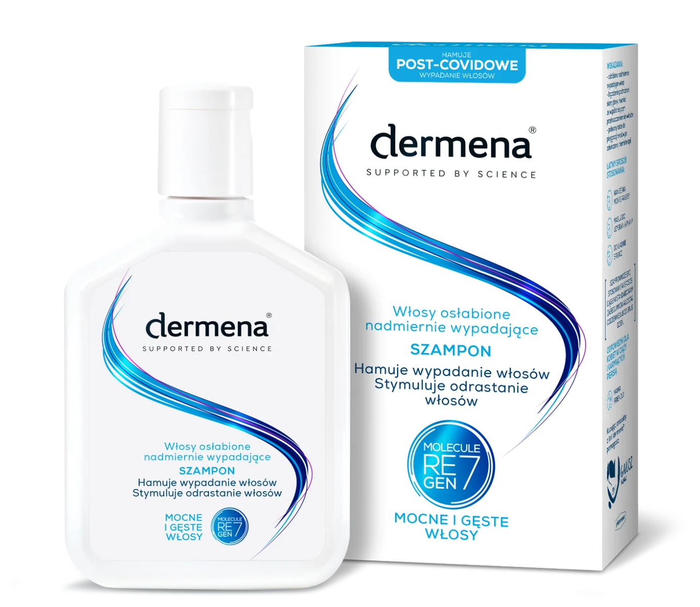 Dermena Hair Care, szampon hamujący wypadanie włosów, 200 ml