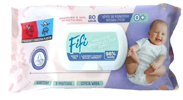 Opharm Fifi chusteczki nawilżane dla dzieci i niemowląt Opharm Fifi chusteczki nawilżane dla dzieci i niemowląt