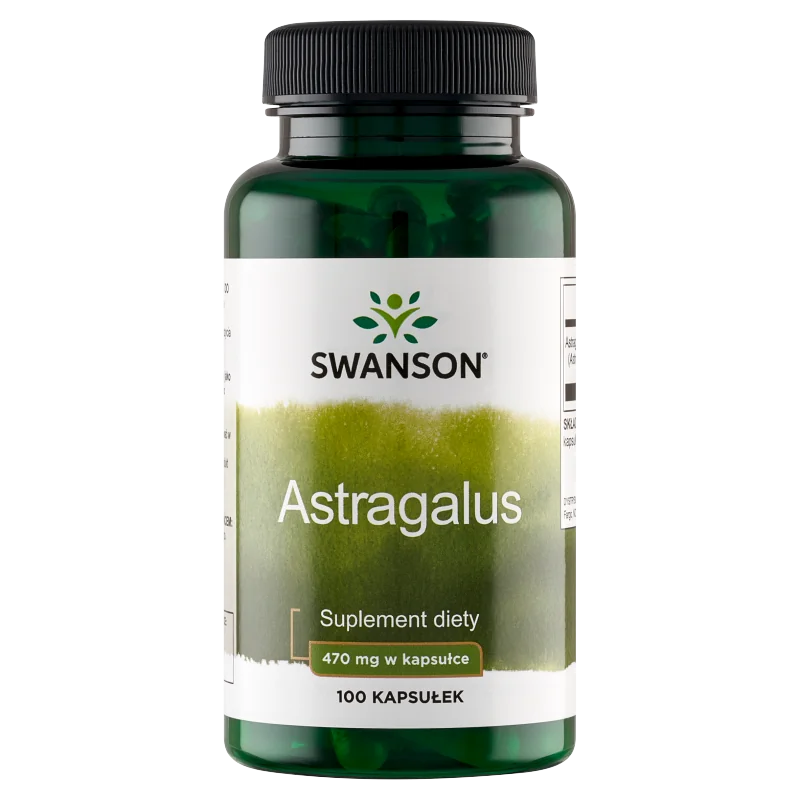 Swanson, Astragalus Root, 470 mg, suplement diety, 100 kapsułek