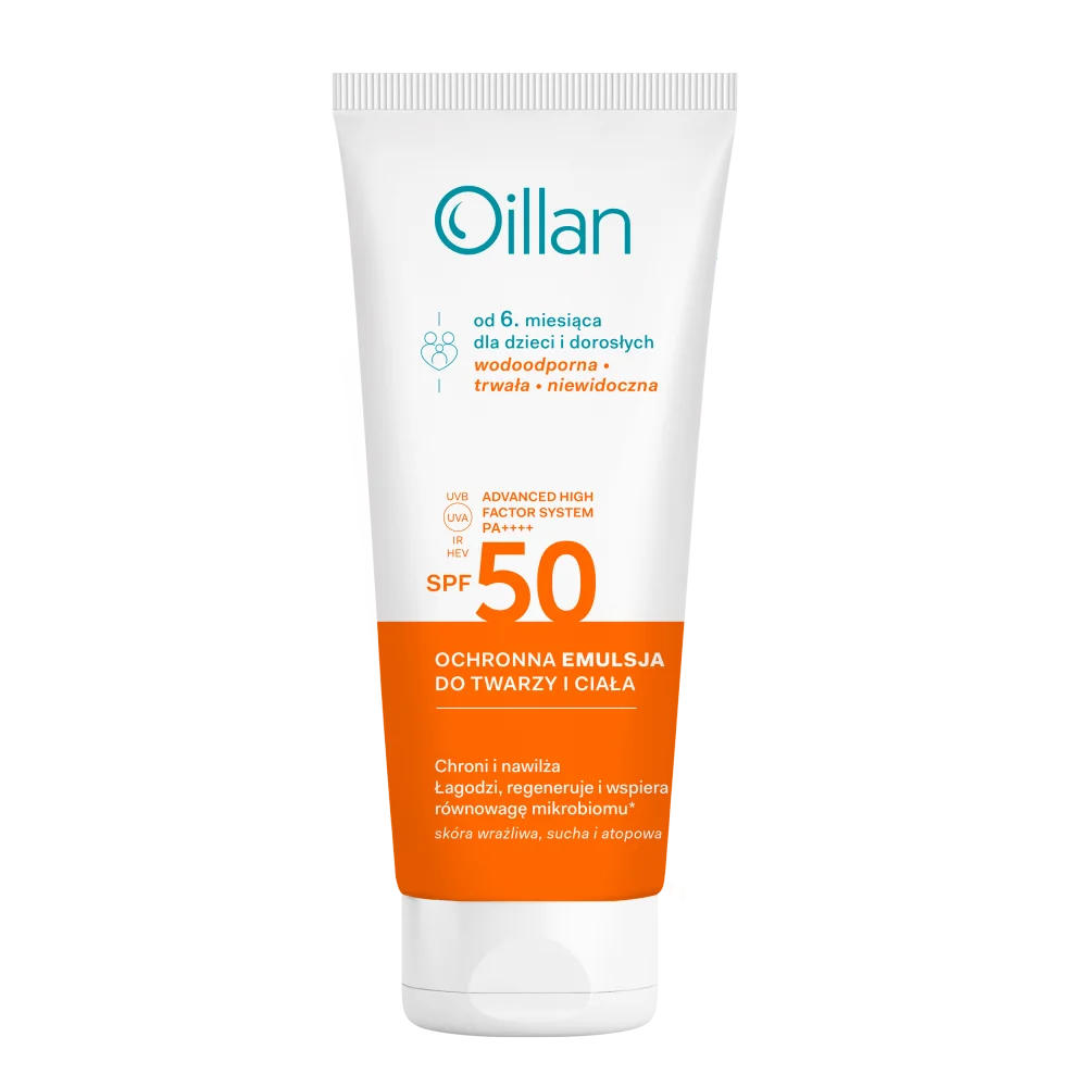 Oillan Sun Ochronna emulsja do twarzy i ciała, 100 ml