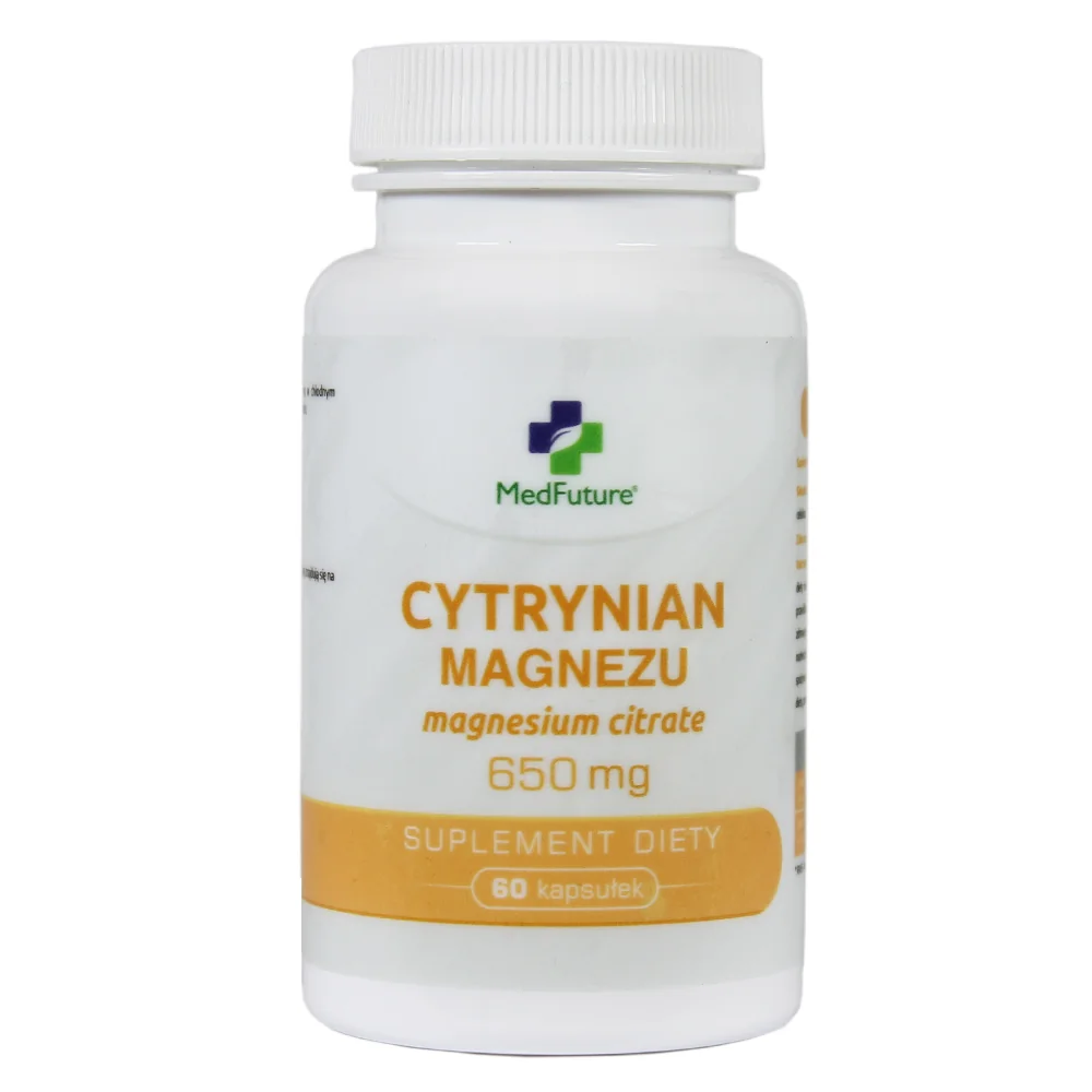 MedFuture, cytrynian magnezu 650 mg, 60 kapsułek