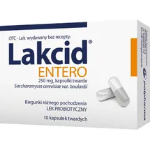 Lakcid Entero, 250 mg, 10 kapsułek twardych
