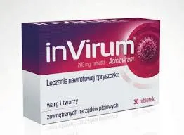 Invirum, 200 mg, 30 tabletek