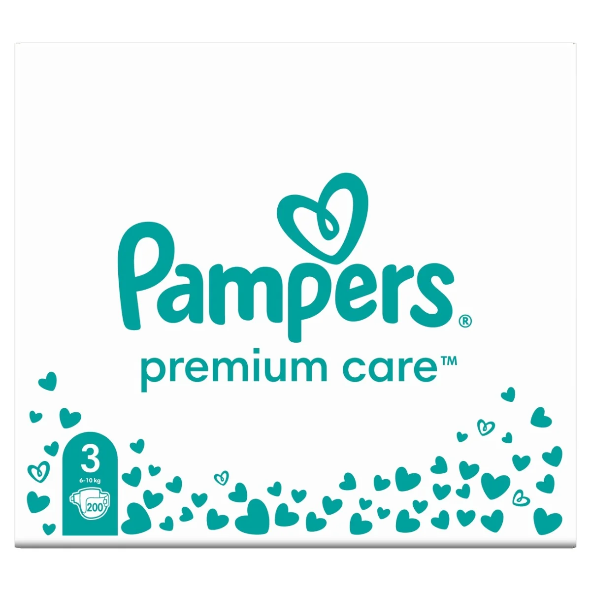 Pampers Premium Care pieluchy jednorazowe rozmiar 3 6-10 kg, 200 szt.