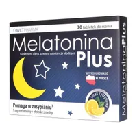 Melatonina Plus, suplement diety, 30 tabletek do ssania