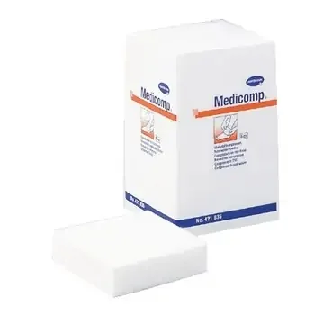 Medicomp Kompres niejałowy 7,5cm x 7,5cm 4-wastwowy, 100 sztuk