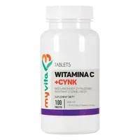 MyVita Witamina C + Cynk, suplement diety, 100 tabletek