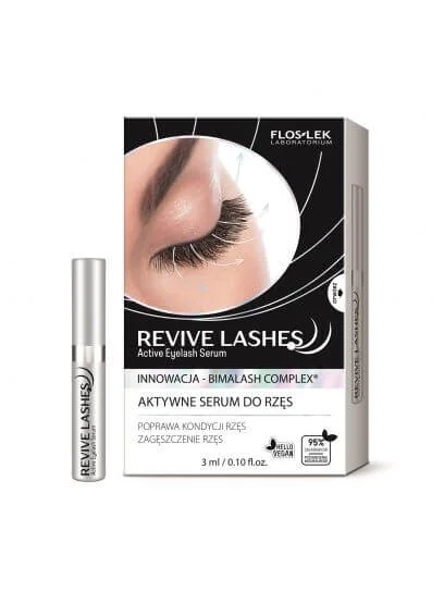 Floslek Revive Lashes, aktywne serum do rzęs, 3 ml