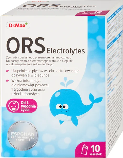 Ors Electrolytes Dr. Max, 10 saszetek