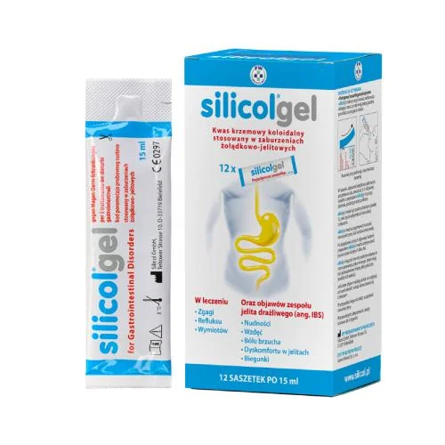 Silicolgel, żel doustny, 12 saszetek po 15 ml