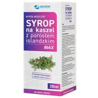 Nexon Pharma MAX syrop na kaszel z porostem islandzkim, 200 ml
