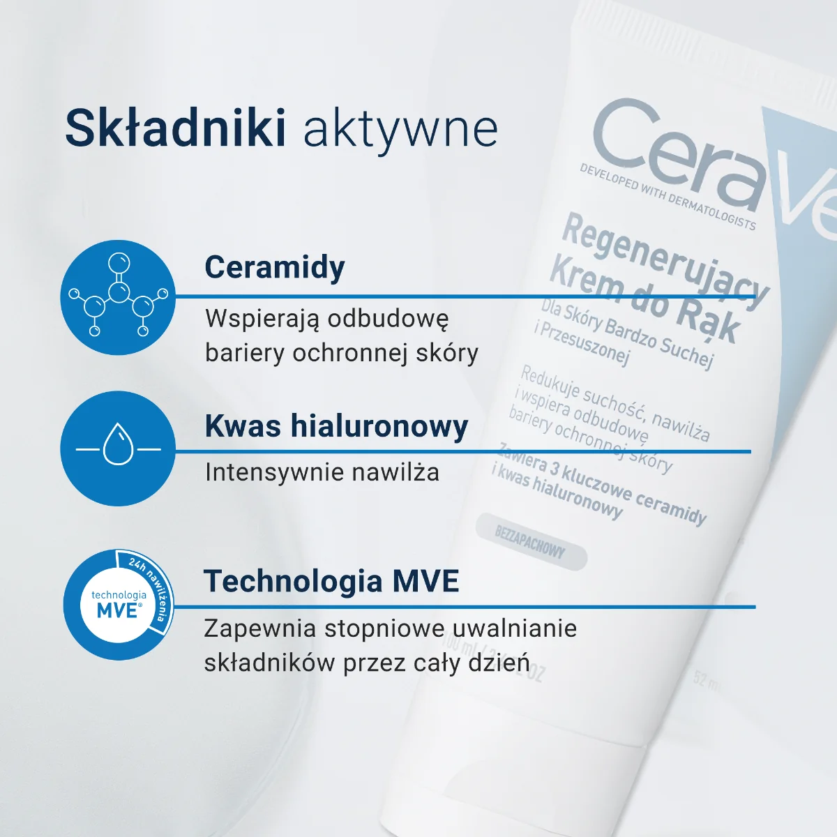 CeraVe regenerujący krem do rąk, 100 ml